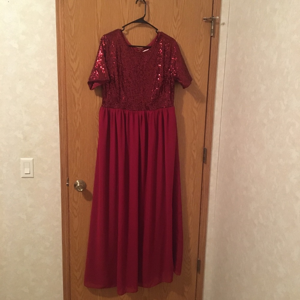 Red Neesees dress